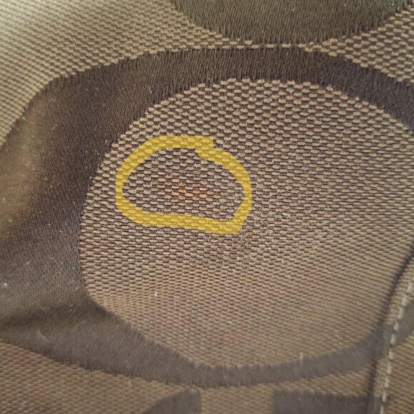 Coach Signature Carly Chocolate Brown Medium Shoulder Bag Purse with Dust Bag - Picture 9 of 12